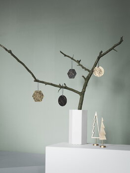 ferm LIVING Winterland Brass Tree koristepuu, pieni, messinki