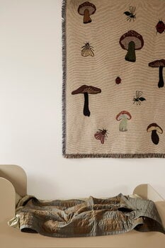 ferm LIVING Forest tapestry blanket, sand