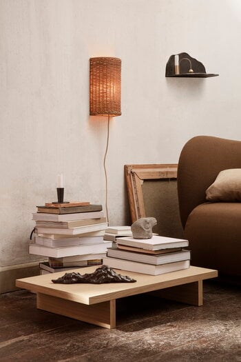 ferm LIVING Tavolo Kona, basso, rovere