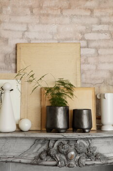 ferm LIVING Esca pot, small, 17 cm, black