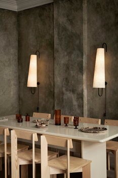 ferm LIVING Ancora wall lamp, black - natural, decoration image