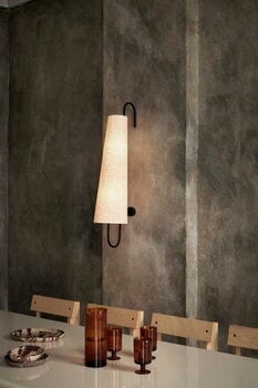 ferm LIVING Ancora wall lamp, black - natural, decoration image