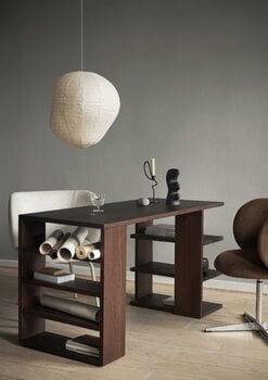 ferm LIVING Edre desk, dark stained pine, decoration image