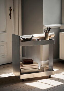 Ferm Living Carrello Lager, alluminio, immagine decorativa