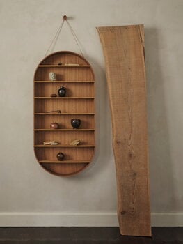 ferm LIVING Oval Dorm, 110 cm, oiled oak, decoration image