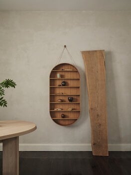 ferm LIVING Oval Dorm, 110 cm, oiled oak, decoration image