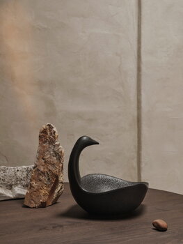 ferm LIVING Centrotavola Swan, nero, immagine decorativa