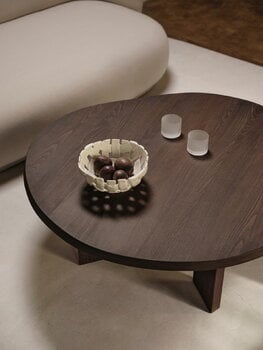 ferm LIVING Tarn coffee table, dark stained beech, decoration image