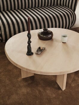 ferm LIVING Tarn coffee table, white oiled beech, decoration image