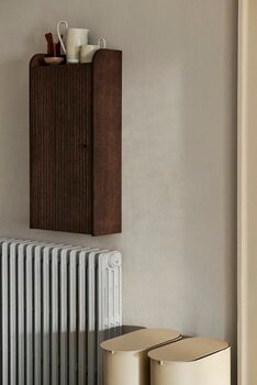 ferm LIVING Sill wall cabinet, dark stained oak