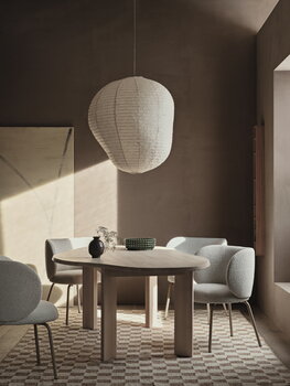 Ferm Living Tappeto Check Wool Jute, 140 x 200 cm, bianco naturale - naturale, immagine decorativa