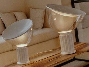 Flos Taccia table lamp, matt white