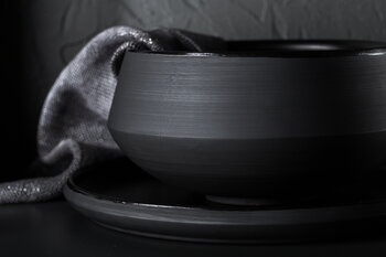 Vaidava Ceramics Eclipse Speiseteller, 34 cm, schwarz
