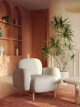 Hartô Poltrona Auguste, bianco perla, immagine decorativa