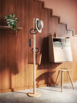 Hartô Scrivania da parete Gaston, 80 cm, rovere - grigio chiaro - grig, immagine decorativa