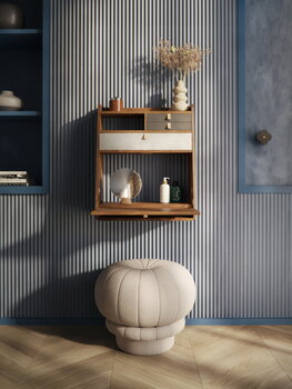 Hartô Pouf Claudie, bianco perla, immagine decorativa