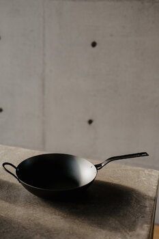 Heirol Poêle wok Blacksteel Pro, 33 cm