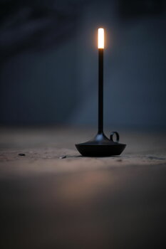 Graypants Wick bärbar bordslampa, svart