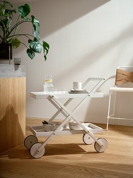 Design House Stockholm Exit trolley, white