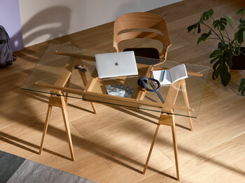 Design House Stockholm Arco desk with drawer, white