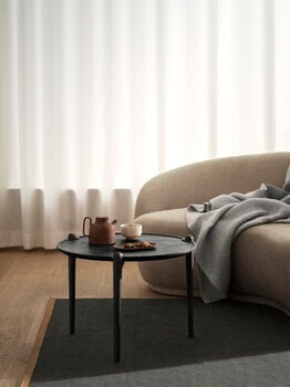 Design House Stockholm Aria sohvapöytä, 50 cm, matala, musta