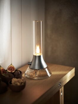 Design House Stockholm Fyr kerosene lamp, matte silver