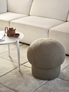 Design House Stockholm Aria coffee table, 50 cm, low, white