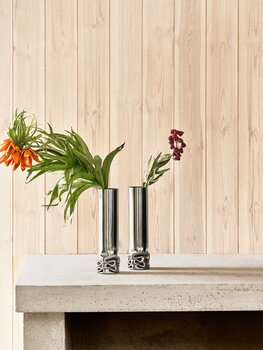 Design House Stockholm Hydraulic vase, stainless steel, decoration image