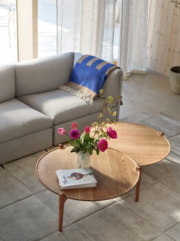 Design House Stockholm Aria sohvapöytä, 90 cm, korkea, tammi, sisustuskuva