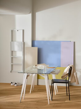 Design House Stockholm Arco skrivbord med låda, vit