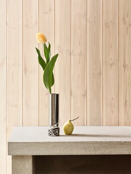 Design House Stockholm Hydraulic vase, stainless steel, decoration image