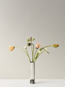 Design House Stockholm Hydraulic vase, stainless steel, decoration image