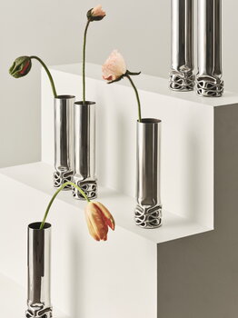 Design House Stockholm Hydraulic vase, stainless steel, decoration image