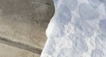 Lapuan Kankurit Sade handduk, vit - blå