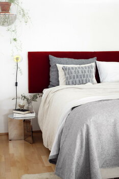 Lapuan Kankurit Duo blanket 130 x 180 cm, light grey - white