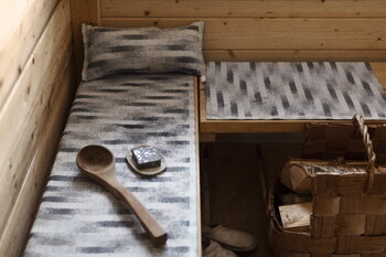 Lapuan Kankurit Housse de sauna Hohto, 46 x 60 cm, blanc - gris