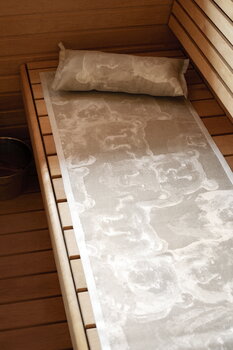 Lapuan Kankurit Otso sauna cover 46 x 150 cm, white - linen
