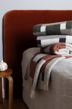 Lapuan Kankurit Coperta Punos, beige - verde oliva - bianco