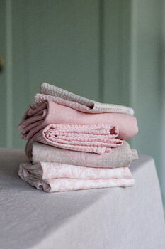 Lapuan Kankurit Eeva dish cloth/towel, linen - rose