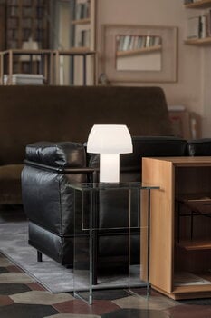 Nemo Lighting Lampe de table portable Lorosae, blanc jasmin