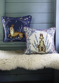 Klaus Haapaniemi & Co. Lynx Moonlight cushion cover, 50 x 50 cm