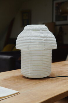 Made By Hand Papier Double table lamp, 30 cm, white