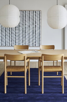massimo copenhagen Earth Bamboo matto, vibrant blue, sisustuskuva