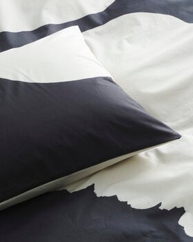 Marimekko Iso Unikko pillowcase, 50 x 60 cm, charcoal - off-white