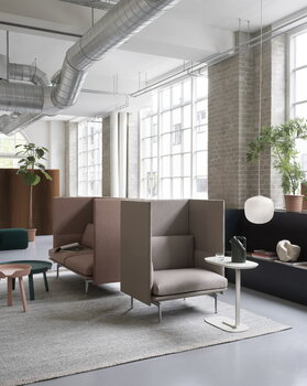 Muuto Around coffee table, small, tan rose