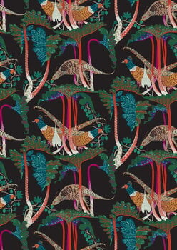 Klaus Haapaniemi & Co. Pheasants wallpaper, matt coated