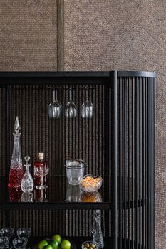 Poiat Bastone bar cabinet, black