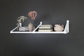 Lundia Classic wall shelf, 2 pcs, white
