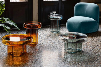 Soda coffee table, petrol green