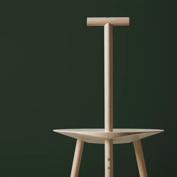 PLEASE WAIT to be SEATED Spade chair, natural ash